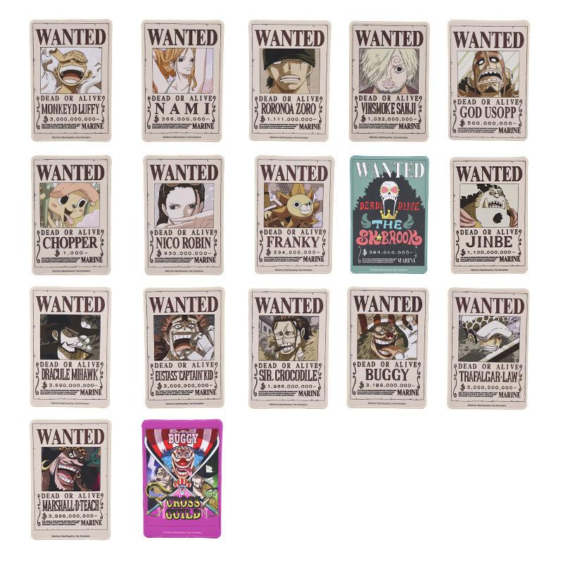 1pc Officially One Piece Wanted Poster Mouse Pad (Multiple Designs) – Comfortable Touch Non-Slip Sweat-Proof Perfect High Quality Gift