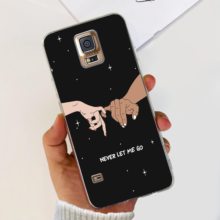 For Samsung Galaxy S5 Case G900F G900I G900M G900A G900T Cute Painted Cover Soft TPU Phone Case For Samsung S5 S 5 GalaxyS5 Bags
