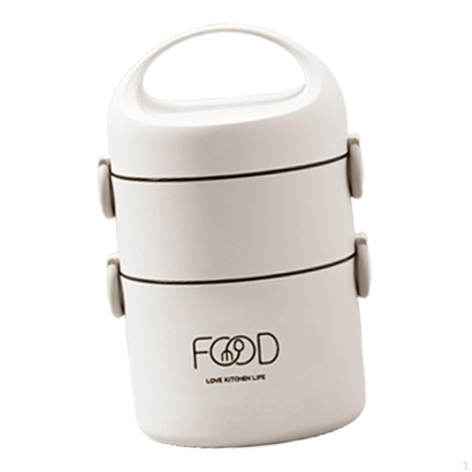 Adult Lunch Box Leakproof Sealed Stainless Steel Bento Container for Worker 2 tiers 2090₽