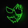 Glow Party Cosplay Mask Neon Mask Led Mask Masque Masquerade Party Masks Led Light Up Props Glow In The Dark Costume Supplies