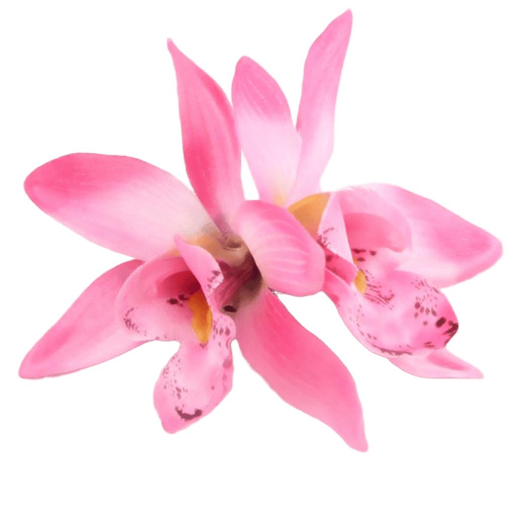 Hawaii Colourful Hair Clip Flower Hairpin Double Orchid Hair Clips Children's Hair Accessories for Women and Girls