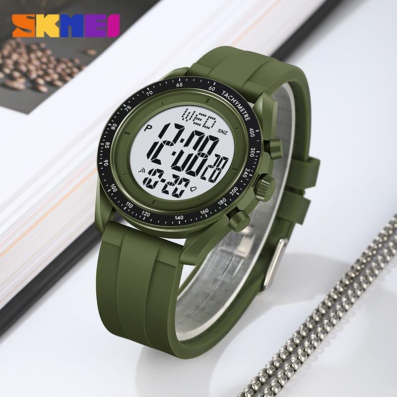 Single display electronic watch waterproof outdoor sports timing male students hot selling trend fashion