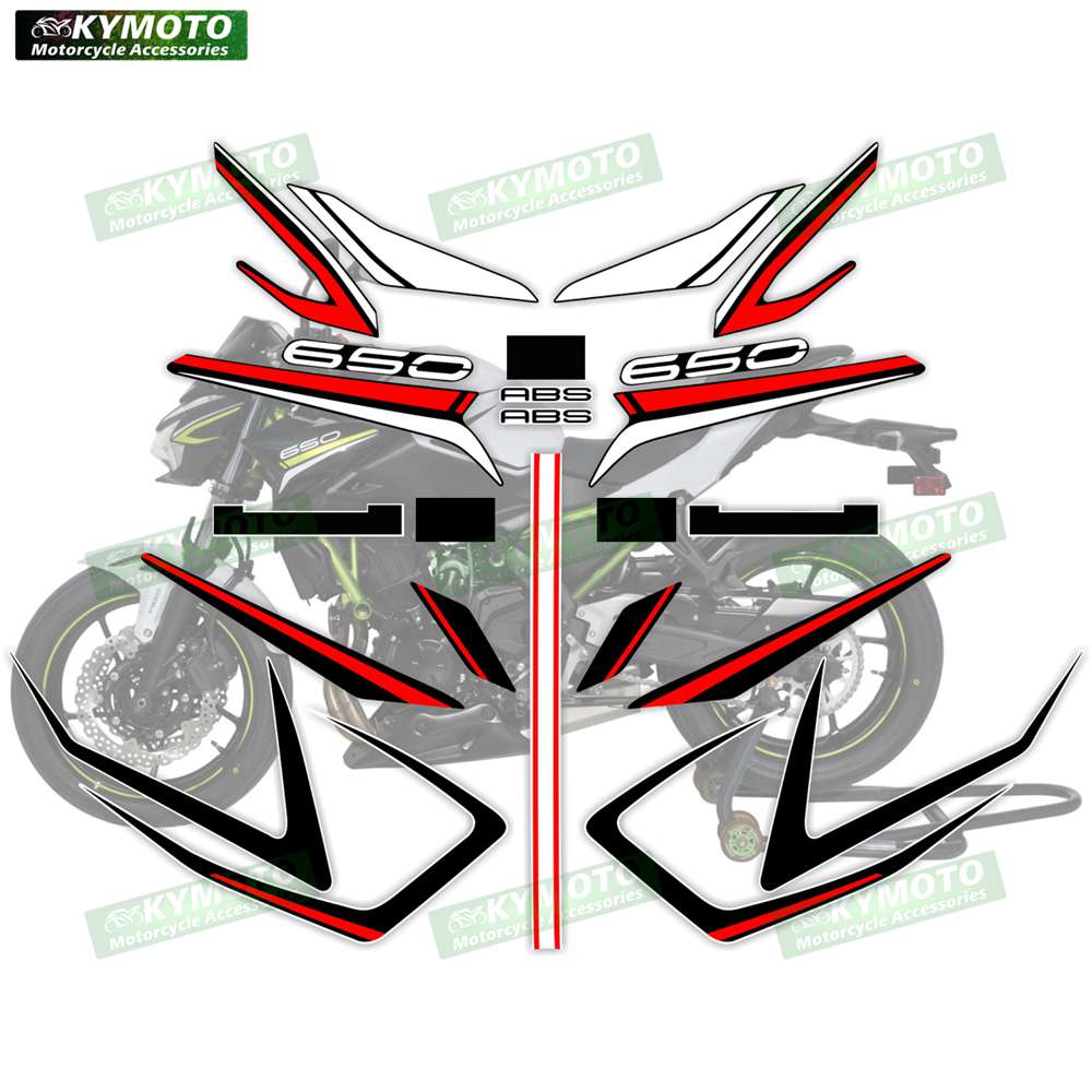 For Z650 ER650 Z 650 ER 650 motorcycle accessories stickers fairing decals modified full vehicle protection kit decoration