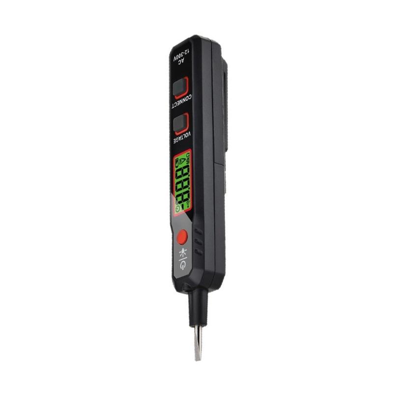 Spannungsprüfer, Berührungsloser Spannungsprüfer, Elektrischer Tester, AC12V-1000V Digitaler Summer-Alarm, Spannungsfühler