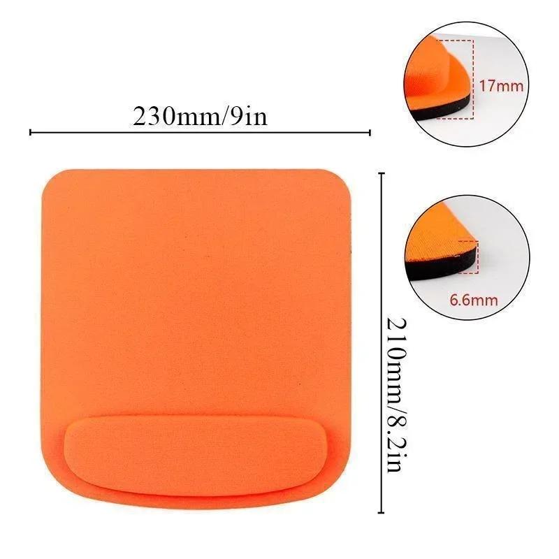 Umweltfreundliches ergonomisches EVA-Mauspad für Computer-Spiele, Handgelenkauflage, komfortable Mauspads für Büro und Zuhause, einfarbig