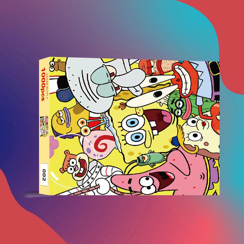 Spongebob Squarepants Tom And Jerry Doraemon Pikachu 1000piece Puzzle Kids And Adults Brain Teaser Stress Relief