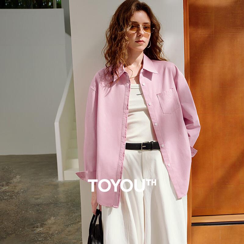 Chuyu Women s Pure Cotton Relaxed Fit Shirt M