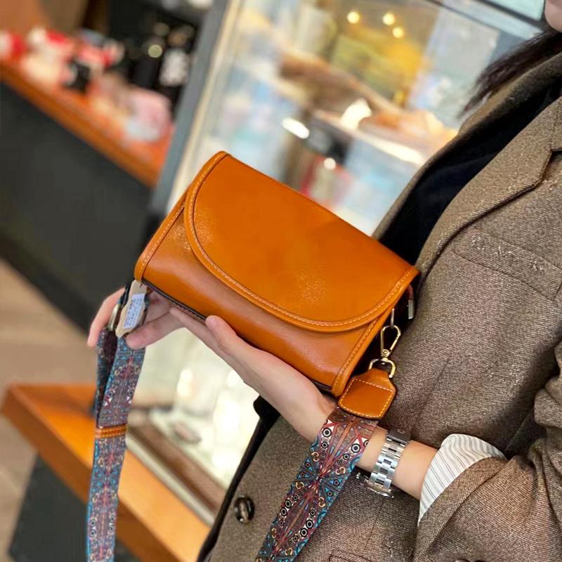 Geantă de damă din piele, tip crossbody, geantă mică, nouă pentru primăvară și vară, textură de înaltă calitate, nișă franceză