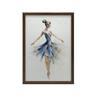 The Elegance of the Ballerina's Dance The Elegance of the Ballerina's Dance, 30X40 Cm, Without Frame, Premium Canvas On Stretcher
