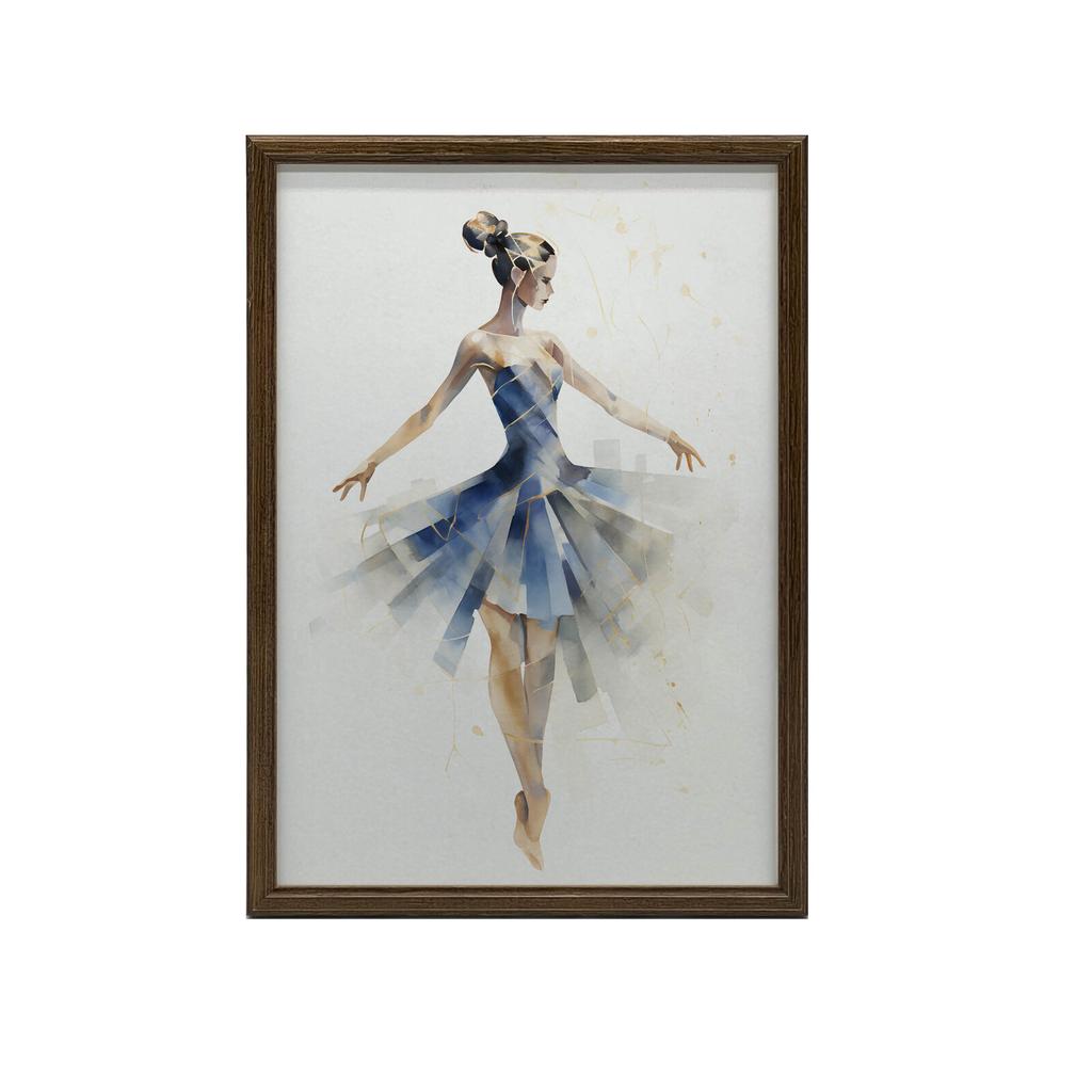 The Elegance of the Ballerina's Dance The Elegance of the Ballerina's Dance, 30X40 Cm, Without Frame, Premium Canvas On Stretcher