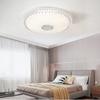300W WiFi Modern RGB LED Ceiling Lights Home Lighting APP Bluetooth Music Light Smart Ceiling Lamp Bedroom Lamp 40*7cm