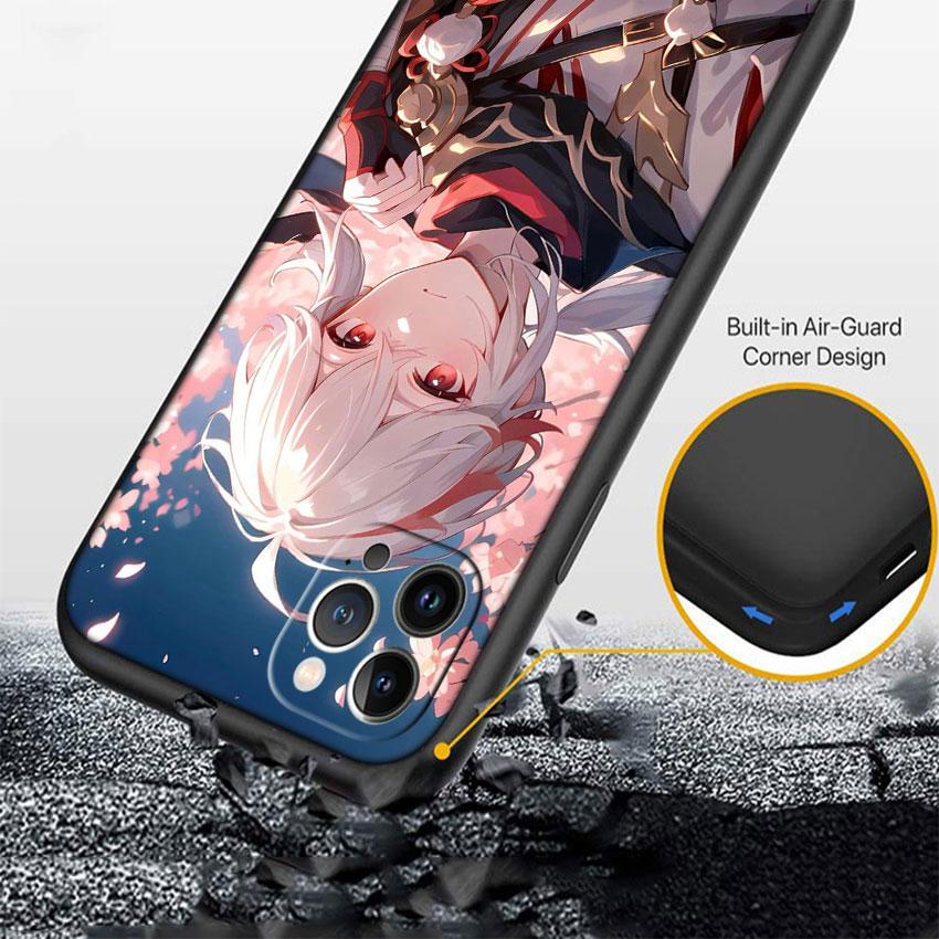 CJ61 Genshin Impact Cool Soft Shell Phone Case for Redmi Note 13 14 Pro+ Plus A3 A3X 13X 13C 13R 14S 14C 14R