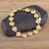 Gold Chain Heart Bracelet, a Wedding Gift for Women.
