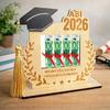 2026 Portadenaro per Laurea Supporto da Tavolo in Legno per Contanti Regali in Contanti Regali per la Classe del 2026 per Scuola Superiore Università