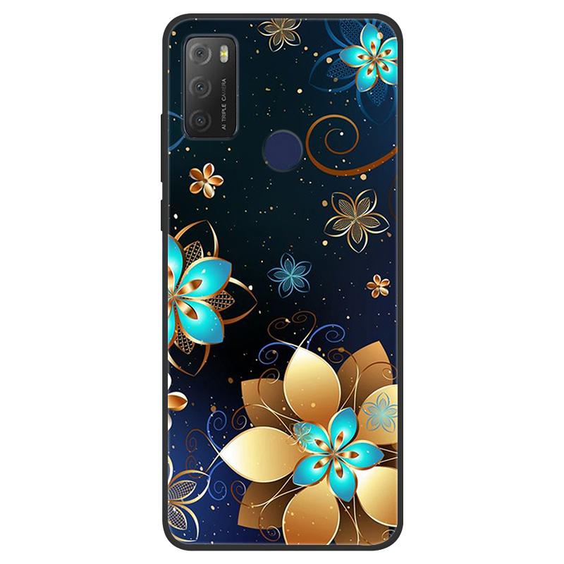 For TCL 20Y Case Girl Cat Flower Soft Silicone Back Wolf Shell for TCL 20E 6125F Fundas Phone Cover For TCL20Y 6156D 20 E Coque