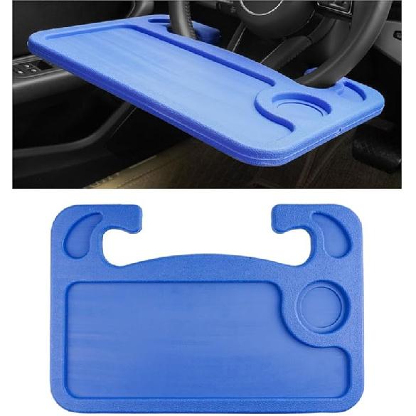 Car Steering Wheel Desk, Multifunctional Auto Seat Stand Trays For Eating And Working, Double Sided Design Steering Wheel Table Desk For Laptop,