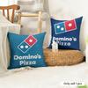 Essen Anime DDominos Pizza Kissenbezug Natürliche Leinen Bio-Stoff Beidseitiger Druck Sofa Heimdeko Geschenk Kissenhülle