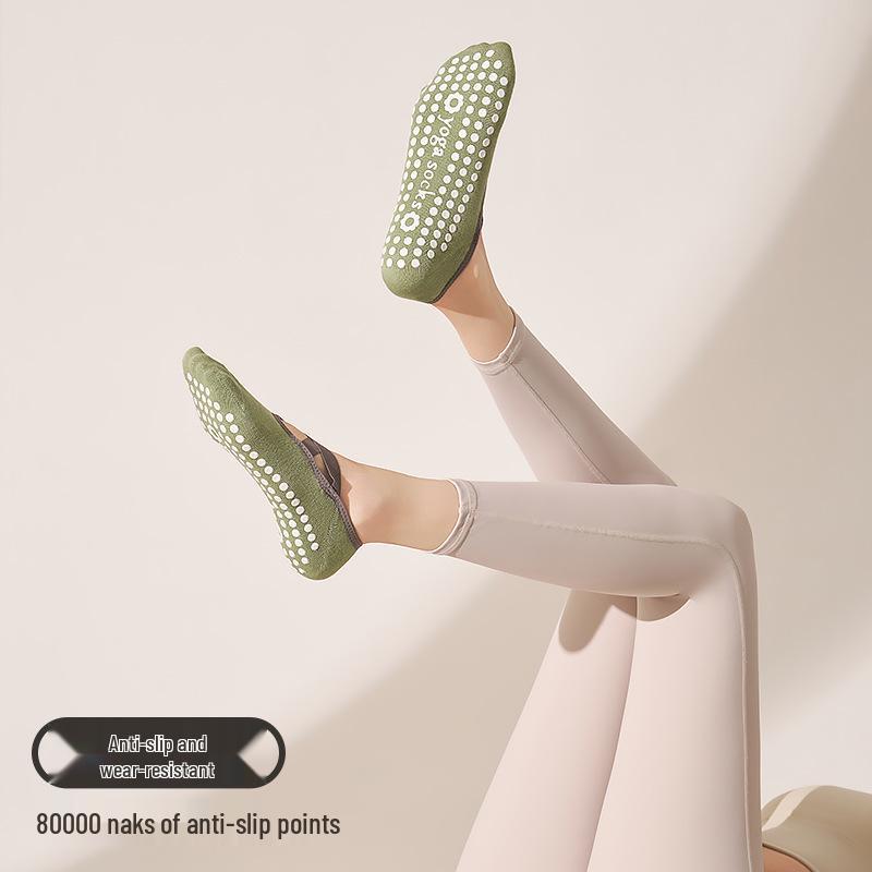 Spring/Summer Non-Slip Open Back Yoga & Pilates Socks for Women One Size