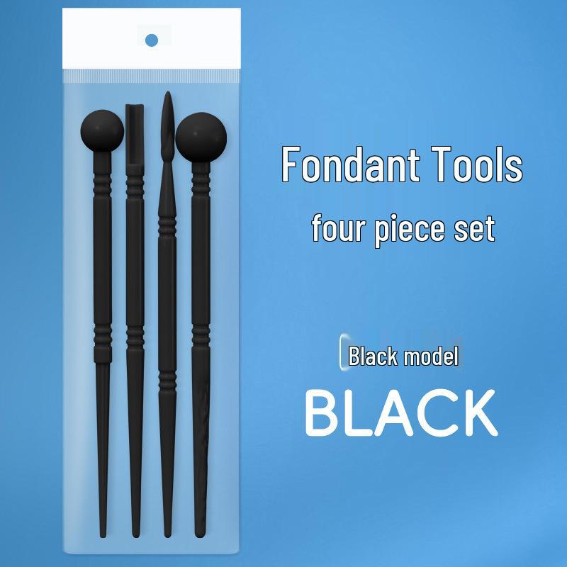Ensemble d'outils de modelage en argile de poterie en cinq pièces pour sculpture DIY