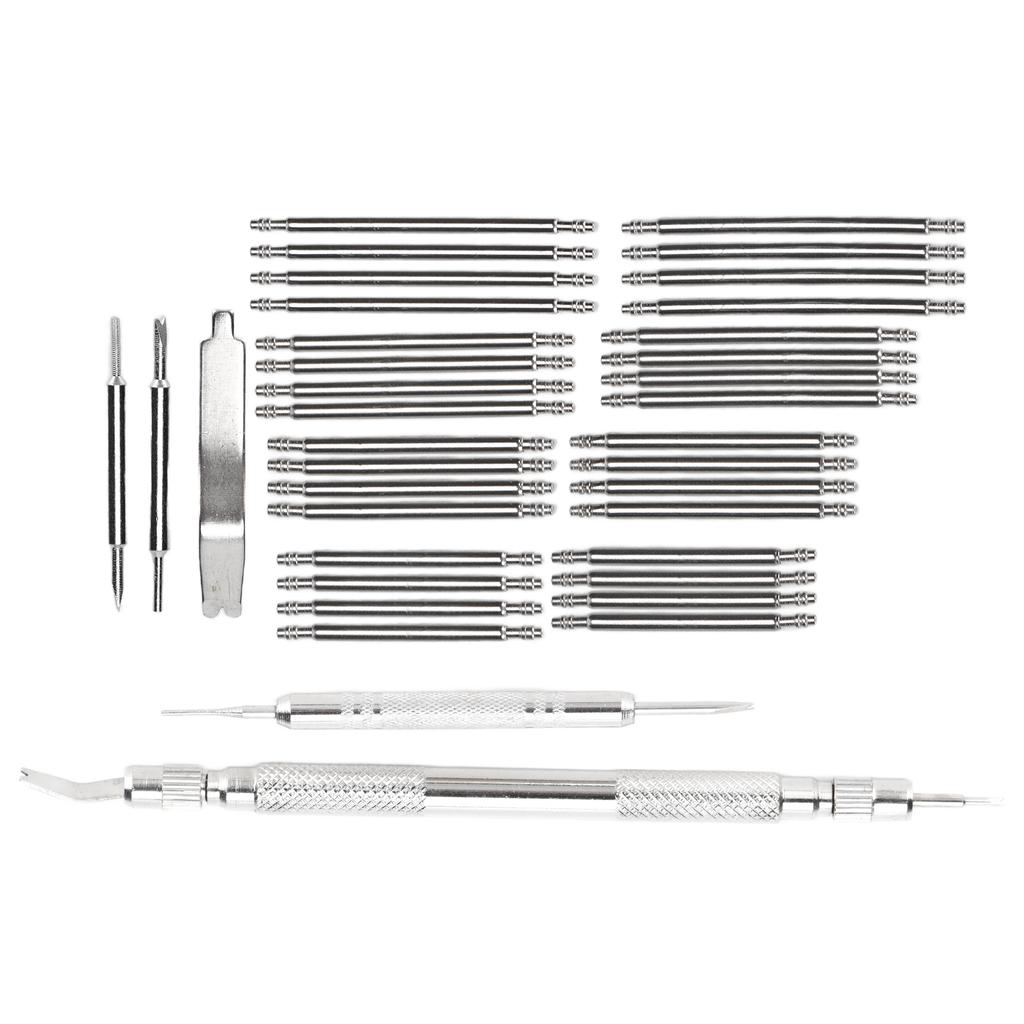 37 Pcs Watch Strap Link Pins Remover Tools Watch Repair Tool Kit with Spring Bar Tool for Band Adjustment Replacement