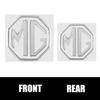1/2 pezzi Stile Auto Cofano Anteriore Griglia Emblema Adesivo Bagagliaio Posteriore Badge Decalcomania Decorazione Per Morris Garages MG MG7 Accessori