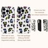 Colorful Leopard Spots Phone Case for IPhone 17AIR 16E 16 15 14 13 12 11 17 Pro Max Plus Double-layer Back Cover