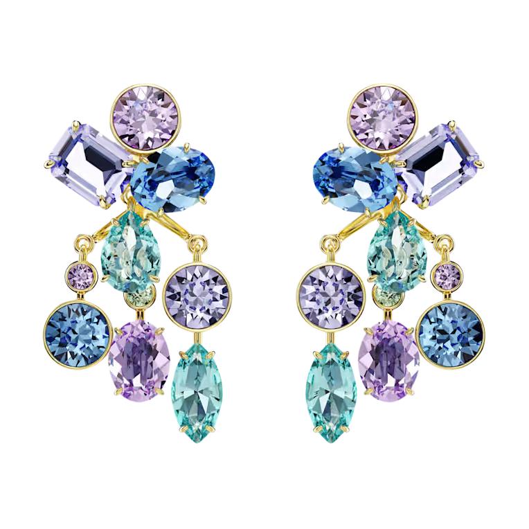 Swarovski Gema Multi-Shape Combination Design Crystal Earrings Women earrings Colorful 5737450 Box (Random Color)
