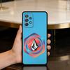 Luxury V-VOLCOMES Sport Style  Phone Case For Samsung Galaxy A73,A72,A71,A70,A53,A52,A51,Soft Silicone Black Cover