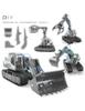 Little Swallow Plastic Model Heavy Machinery Construction Machinery Model Collection Miniature Toy Control Kit for Adults Easy Movement Construction