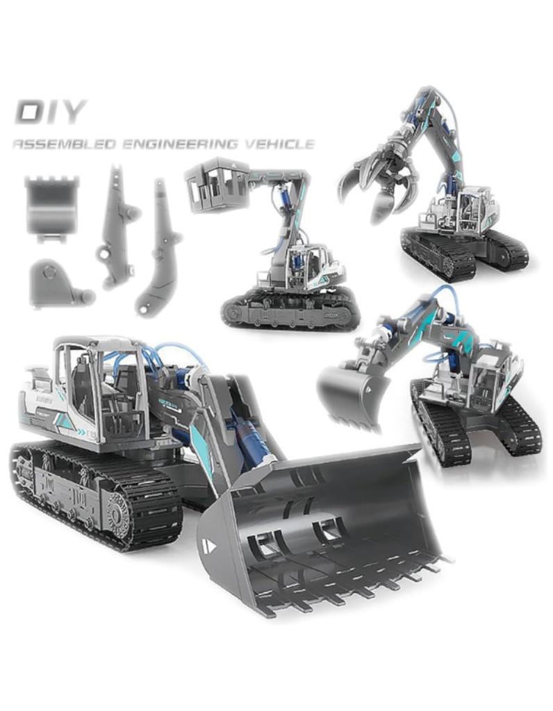 Little Swallow Plastic Model Heavy Machinery Construction Machinery Model Collection Miniature Toy Control Kit for Adults Easy Movement Construction