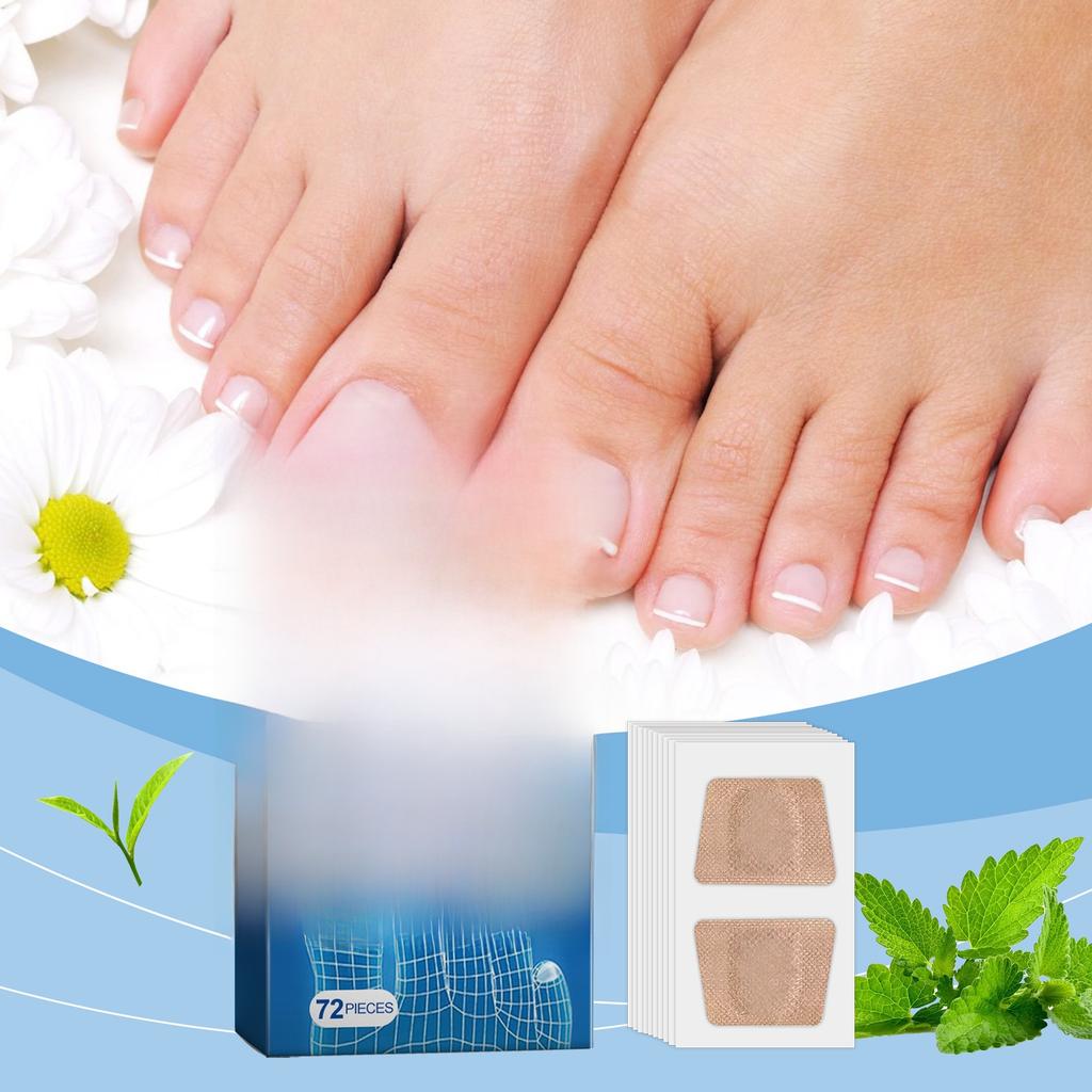 Nail Repair Care Patches Odżywcze leczenie skórek dla zniszczonych, łamliwych paznokci, 72 sztuki