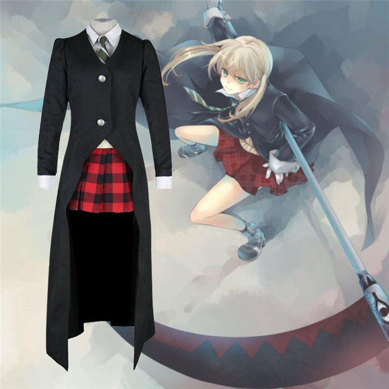 Stylish Soul Eater Maka Uniform Costume Crafted With Breathable Materials