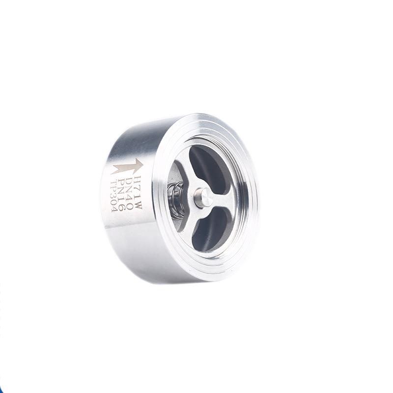 1/2" 3/4" 1" 2" 304 Stainless Steel Wafer Check Valve H71W-16P DN15/DN20/DN25/DN32/DN40/DN50 Lift Type