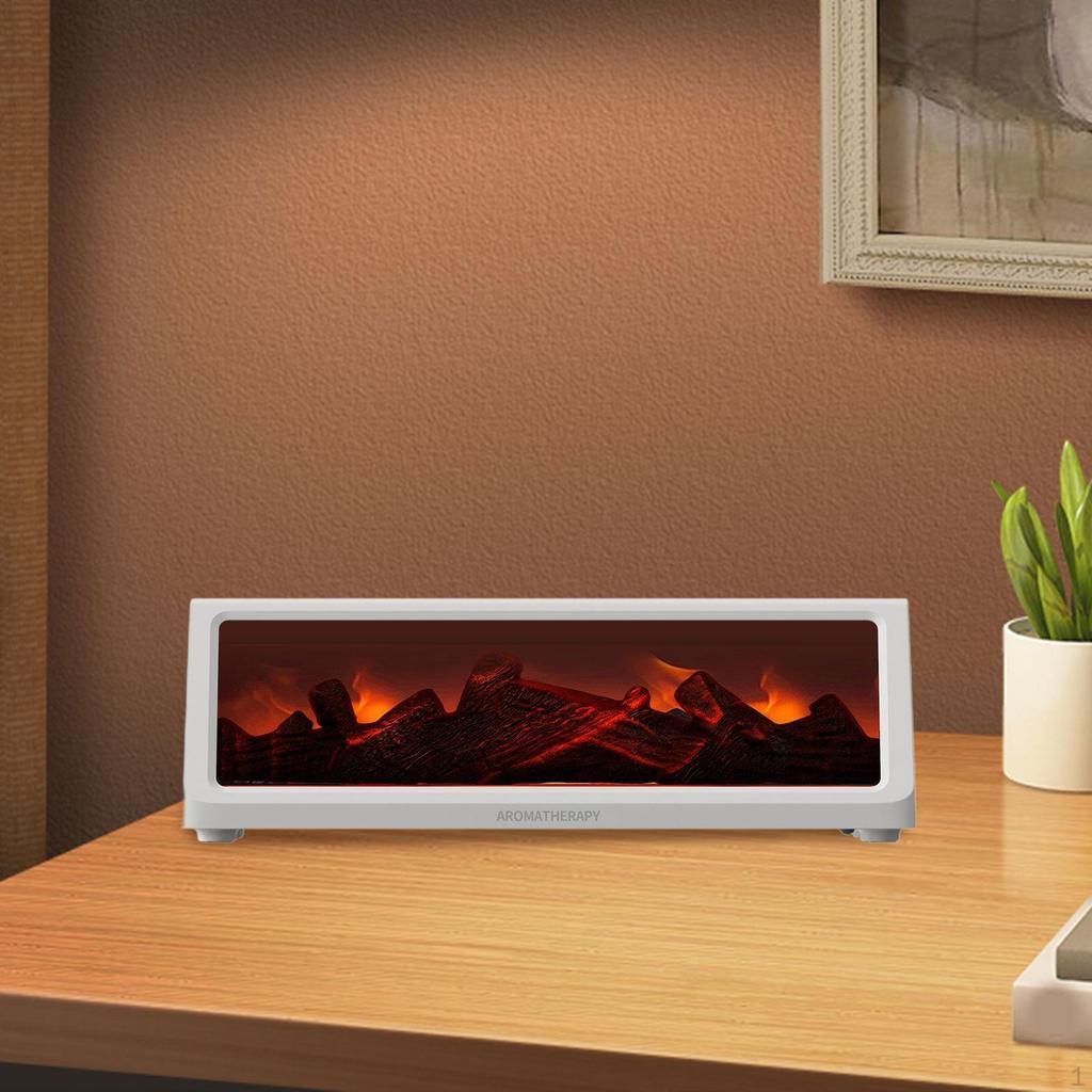 Fireplace Diffuser Humidifier Air Humidifiers Decorative Gift Auto Off Protection Aroma