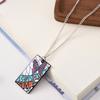 Slayer Kimetsu Demon No Yaiba Jewelry Accessory Electroplated Pendants Fans