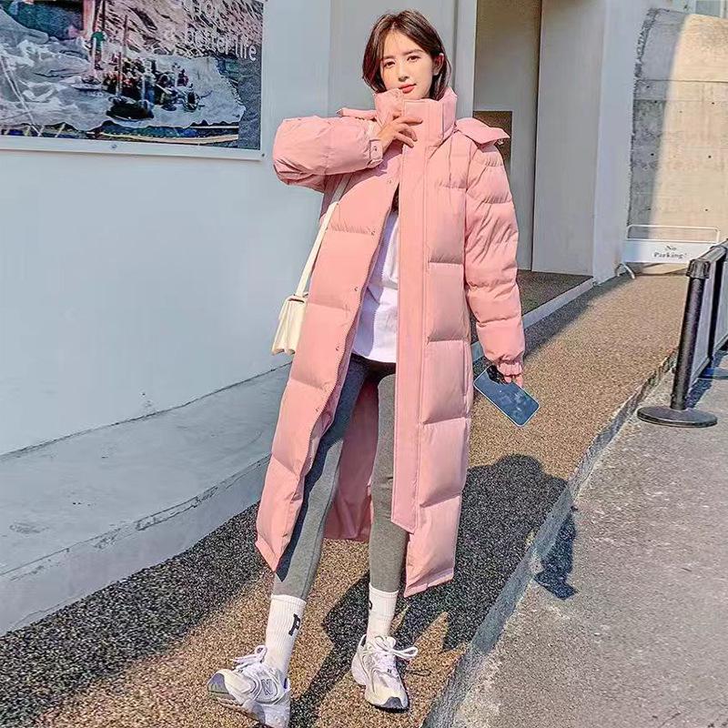 Women's High-End Long Thickened Winter Duck Down Coat - Chinese Style Pinghu Jacket