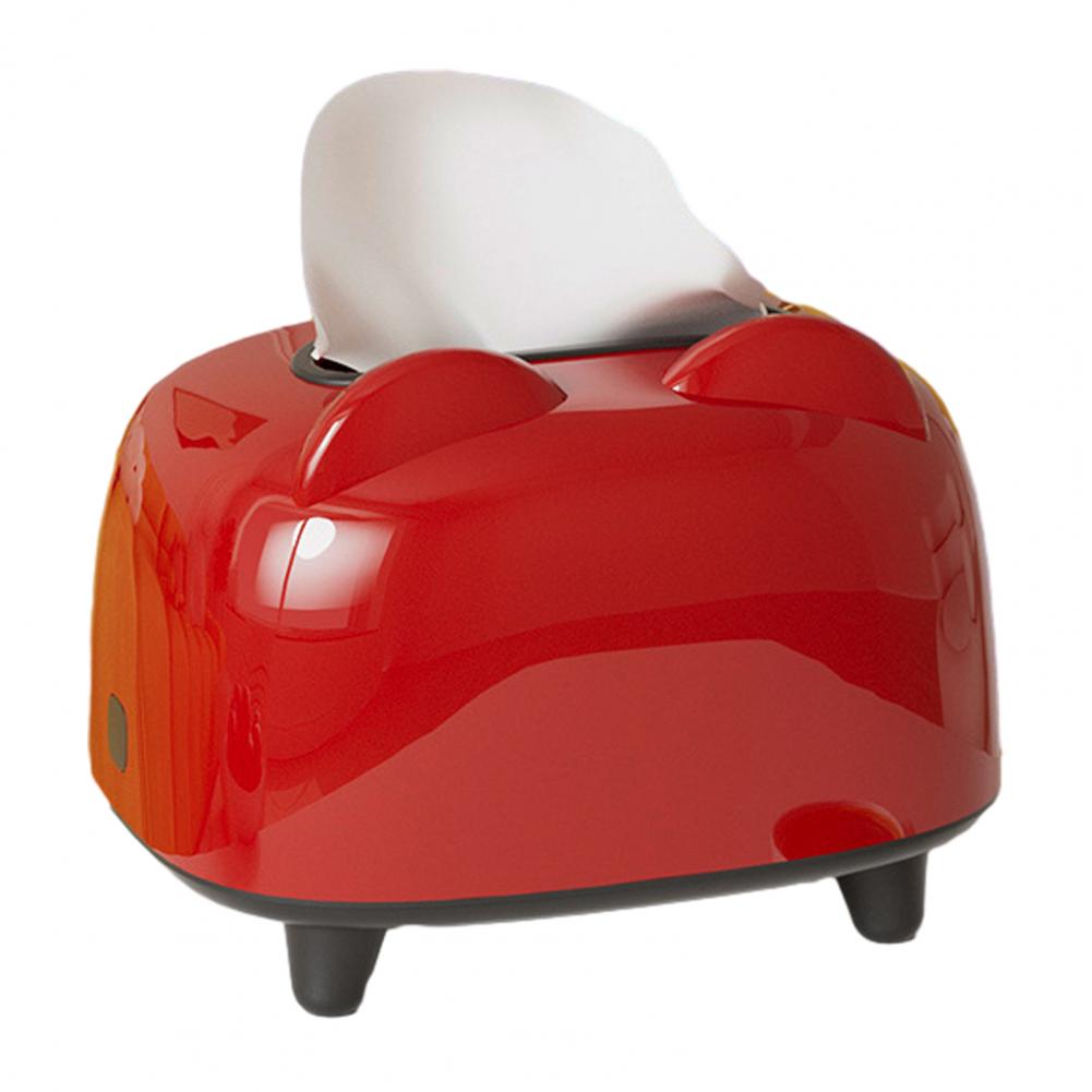 Tissue Box Holder With Phone Holder Slot Spring Support Tissue Dispenser Cover Tissue Case And Cellphone Holder For Kitchen