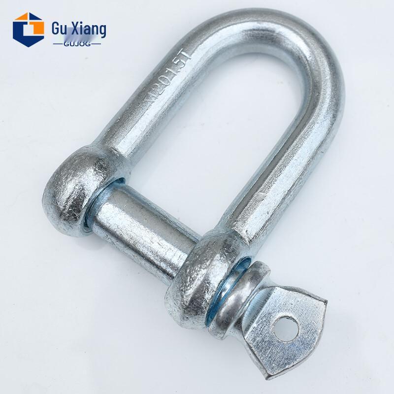 Straight Galvanized Lifting D-Shackle