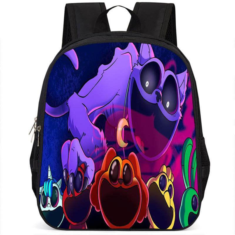 Adorable Catnap Poppy Playtime Backpack For Kids And Students Oxford Fabric