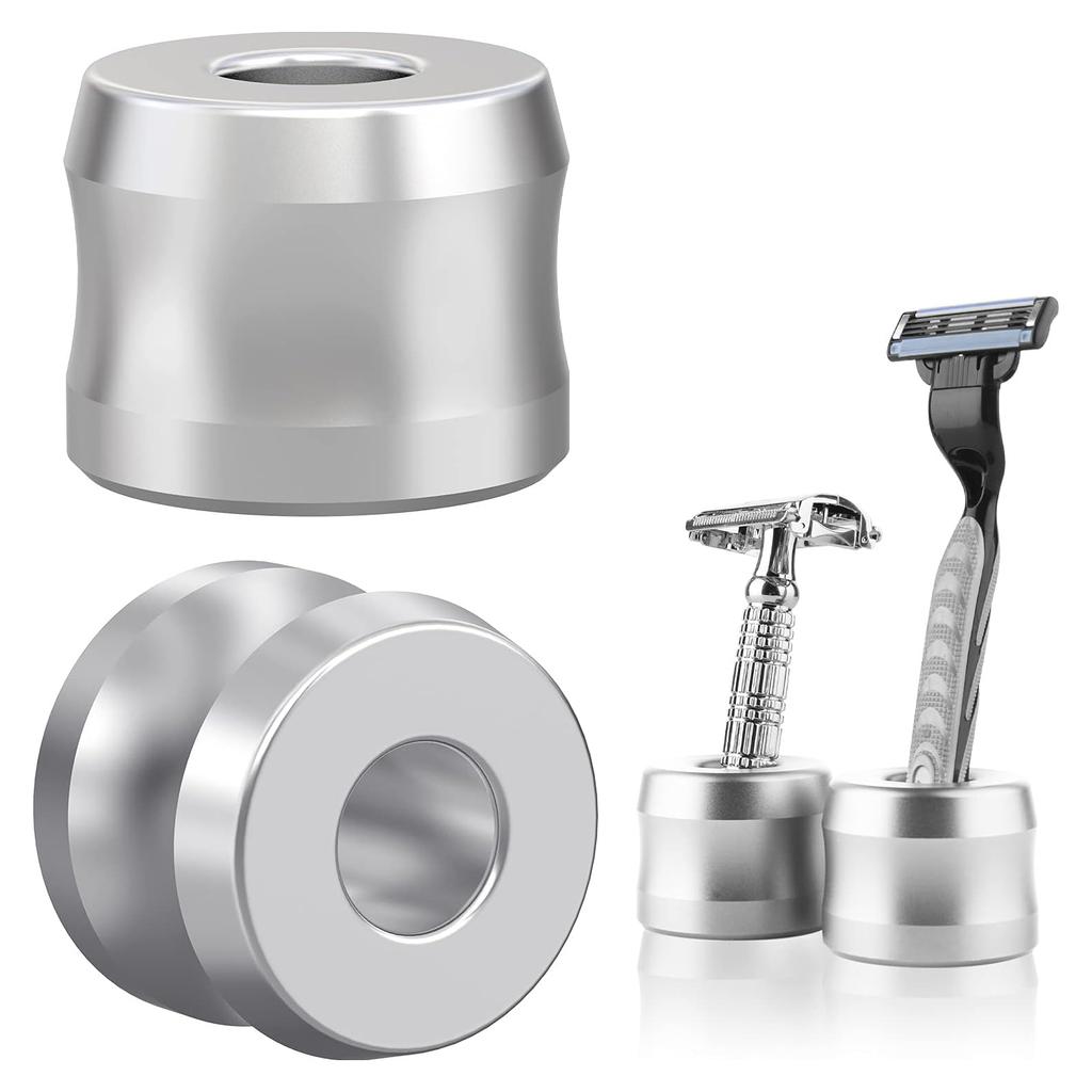 Safety Razor Stand Aluminum Alloy Men Shaver Holder For Bathroom Organizer Manual Beard Shaver Rack