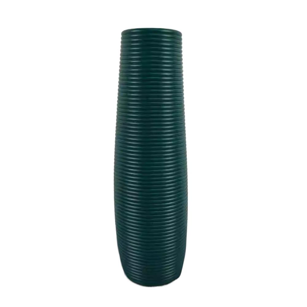 Solid color Plastic Flower Vase Plastic Stripes Design Flower Arrangement Plant Pot Nordic Decorative Vase Living Room Ornament