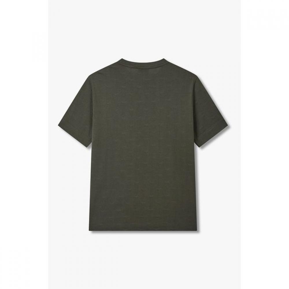 Emporio Armani 26 S S Men S CoTTon T ShirT wiTh repeaTed Eagle Logo A516126023 