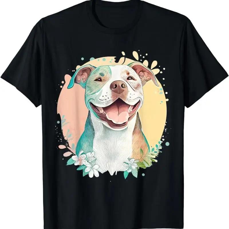 New Limited Pit Bull Mom Dog Lover Colorful Artistic Pitbull Owner T Shirt S 4Xl S
