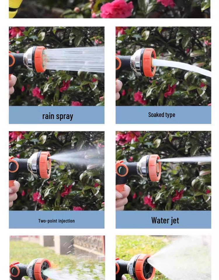 High-Pressure Water Hose Nozzle for Gardening, Landscaping, & Car Wash