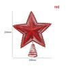 2024 Christmas Tree Topper: 3D Hollow Radiating Five-Pointed Star Decoration