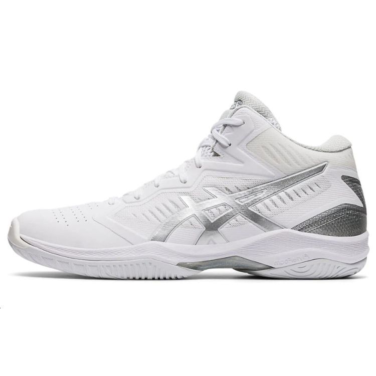 

Asics Gel-Hoop V12 Кроссовки для баскетбола с низким верхом, с круглым носком, из ткани и синтетической кожи, унисекс, белые/серебристые, 1063A021-101 41.5