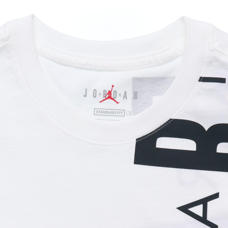 Jordan Alphabet Logo Print Sport Crew Neck Short Sleeve T-Shirt Men Tops White CZ8403-100