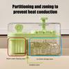 2-in-1 Ice Cube Tray with Lid Easy Push Release Ice Mold for DIY Popsicles Leakproof Freezer Container for Summer Drinks