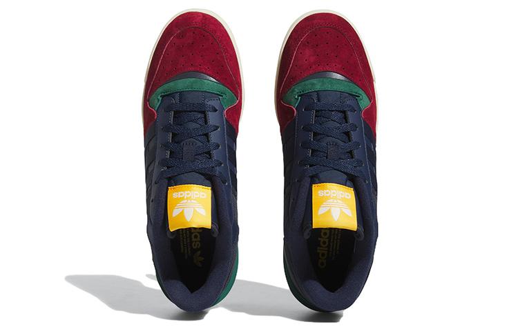 Adidas Forum Exhibit Low 2.0 'Navy Burgundy Green' HQ7116