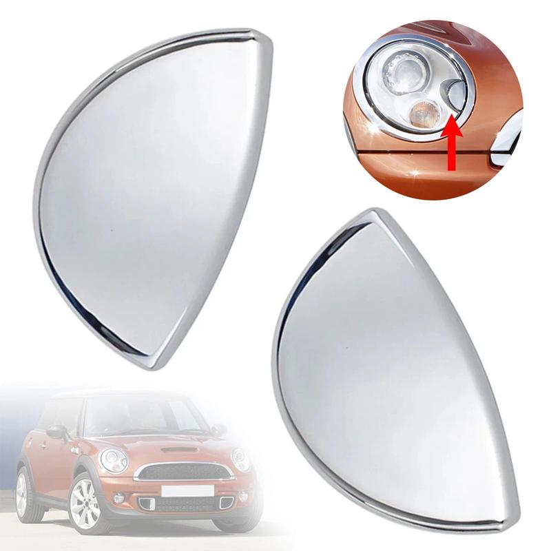 1 Pair Left & Right Headlight Washer Nozzle Cover Cap Replacement For Mini Cooper R55 R56 R57 R58 R59 08-14